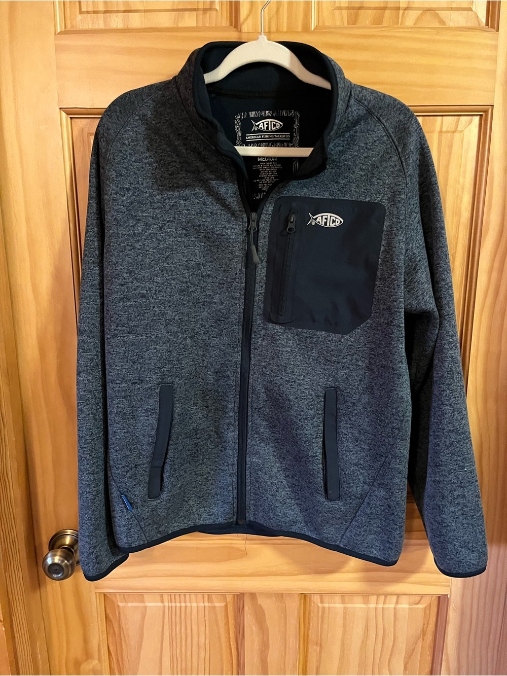 AFTCO Men’s Dark Gray Full-Zip Performance Jacket